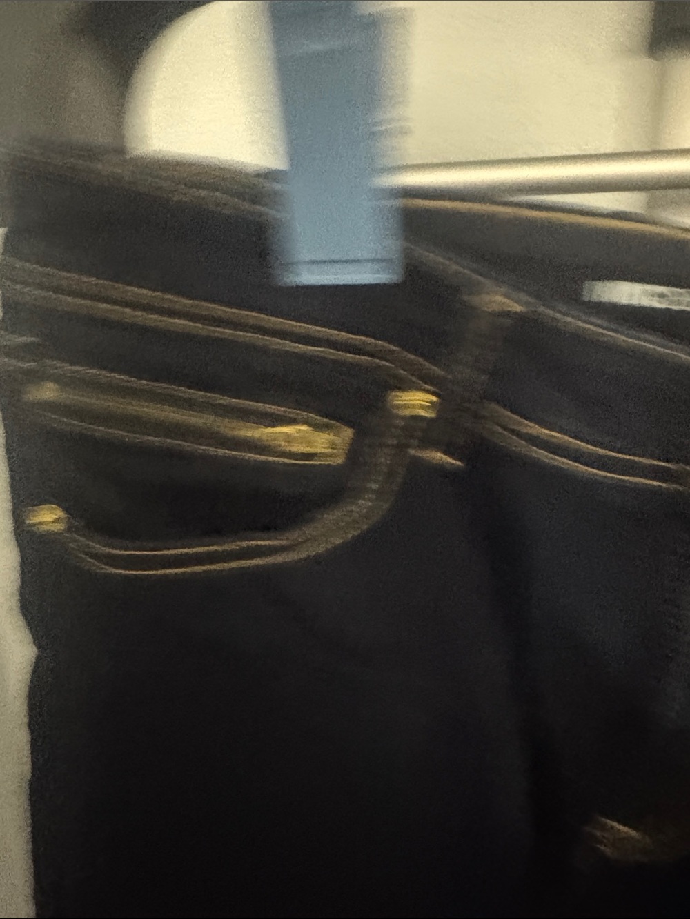 Relaxed Fit Women's Dark Blue Denim Shorts with Contrast Stitching - Picture 3 of 3